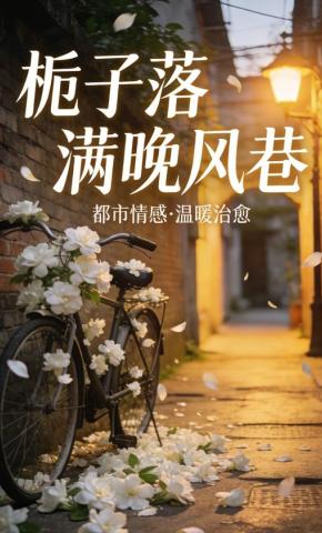 短剧《栀子落满晚风巷》海报