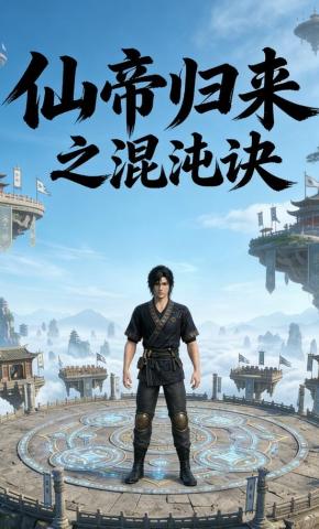 短剧《仙帝归来之混沌诀》海报