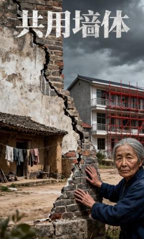 短剧《共用墙体》海报