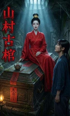 短剧《山村古棺》海报