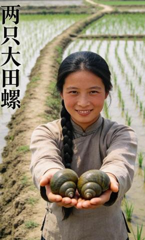 短剧《两只大田螺》海报