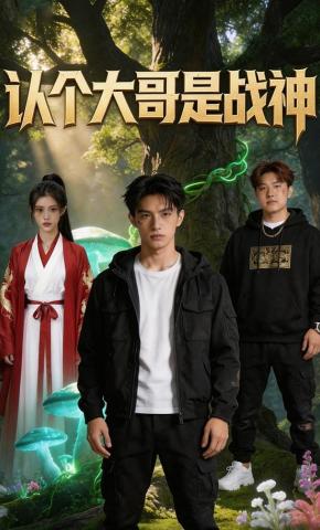 短剧《认个大哥是战神》海报