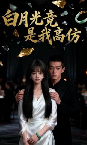 短剧《白月光竟是我高仿》海报