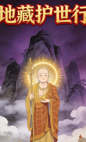 短剧《地藏护世行》海报