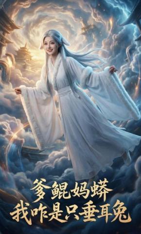 短剧《爹鲲妈蟒，我咋是只垂耳兔》海报