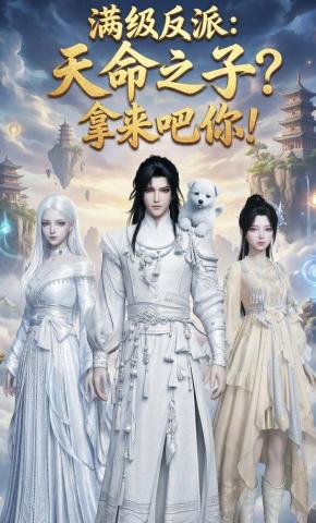 短剧《满级反派：天命之子？拿来吧你！》海报