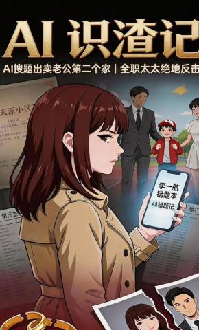 短剧《AI识渣记》海报