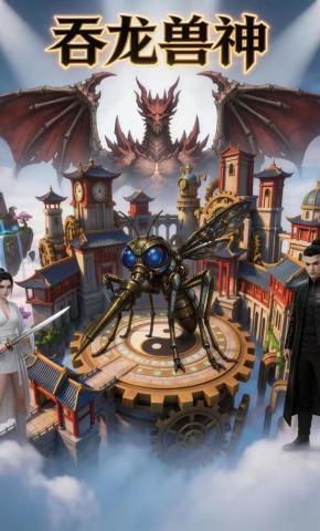 短剧《吞龙兽神》海报