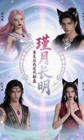 短剧《瑾月长明：重生后我逆风翻盘》海报