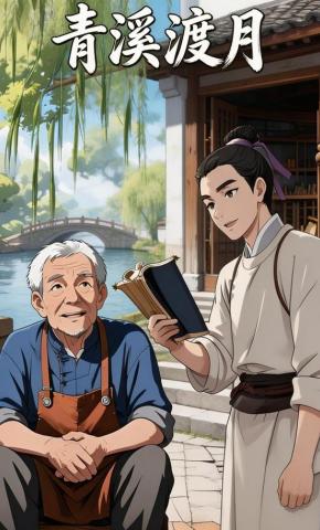 短剧《青溪渡月》海报