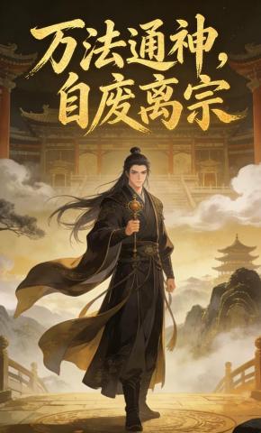 短剧《万法通神，自废离宗》海报