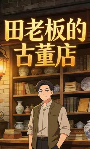 短剧《田老板的古董店》海报