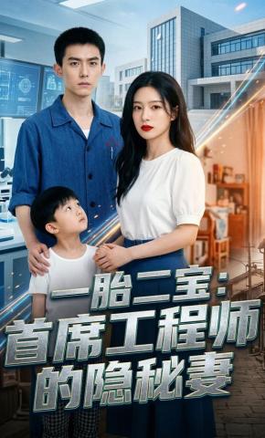 短剧《一胎二宝：首席工程师的隐秘妻》海报