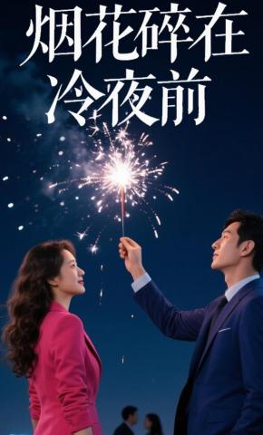 短剧《烟花碎在冷夜前》海报
