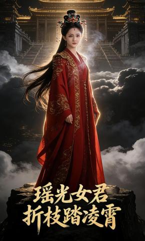 短剧《瑶光女君：折枝踏凌霄》海报
