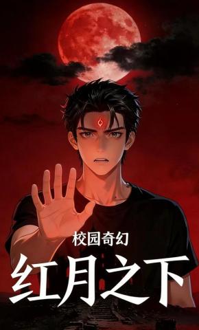 短剧《红月之下》海报