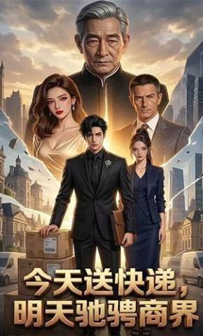短剧《今天送快递，明天驰骋商界》海报