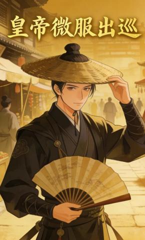 短剧《皇帝微服出巡》海报