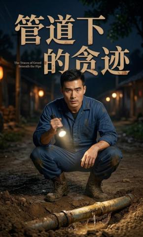 短剧《管道下的贪迹》海报