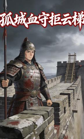 短剧《孤城血守拒云梯》海报