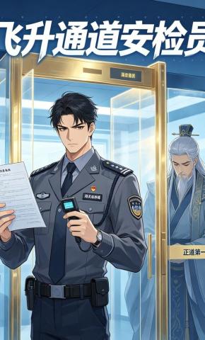 短剧《飞升通道安检员》海报