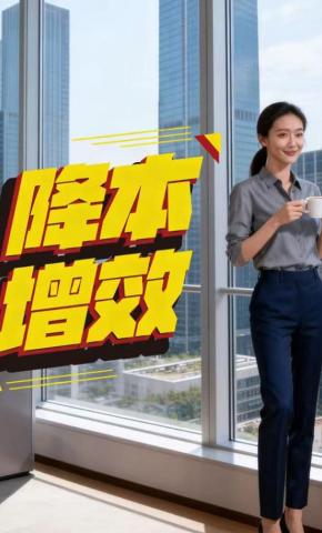 短剧《降本增效》海报