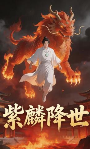 短剧《紫麟降世》海报