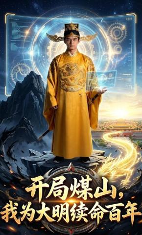 短剧《开局煤山我为大明续命百年》海报