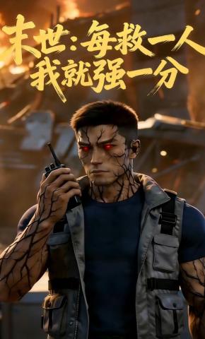 短剧《末世：每救一人我就强一分》海报