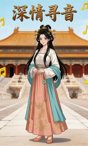 短剧《深情寻音》海报