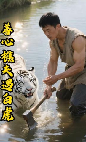 短剧《善心樵夫遇白虎》海报
