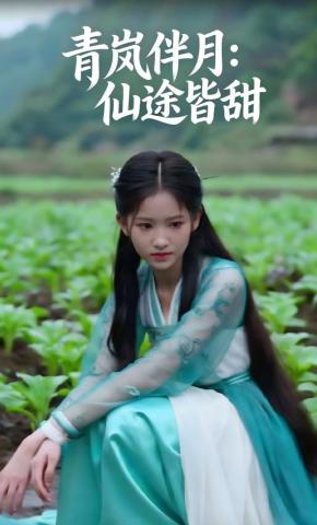 短剧《青岚伴月：仙途皆甜》海报