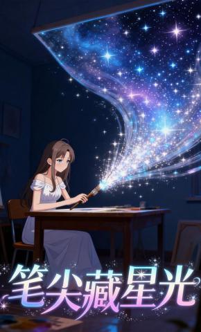 短剧《笔尖藏星光》海报