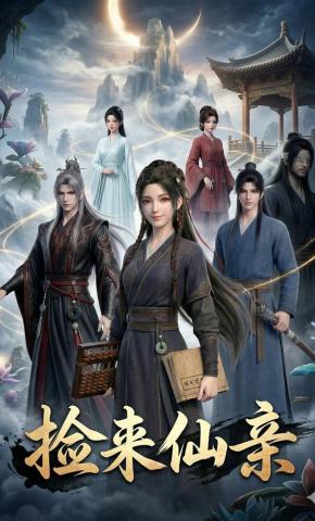 短剧《捡来仙亲》海报