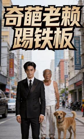 短剧《奇葩老赖踢铁板》海报