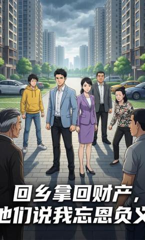 短剧《回乡拿回财产，他们说我忘恩负义》海报