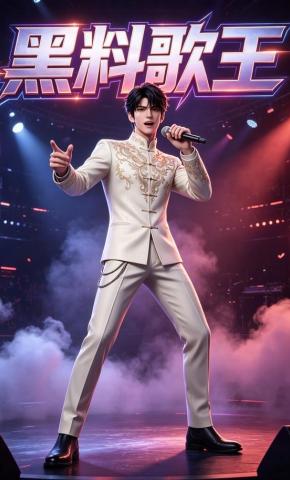 短剧《黑料歌王》海报