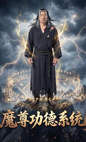 短剧《魔尊功德系统》海报
