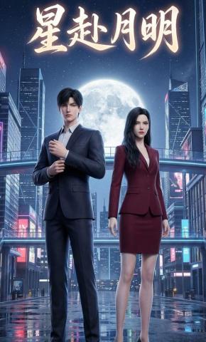 短剧《星赴月明》海报