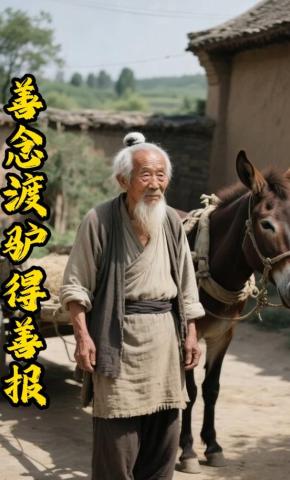短剧《善念渡驴得善报》海报
