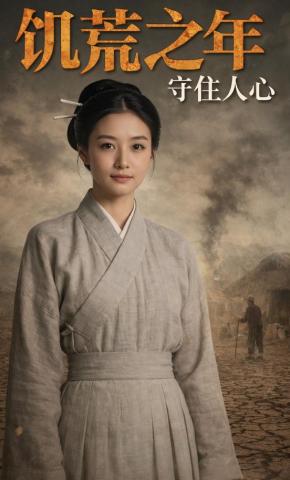 短剧《饥荒之年：守住人心》海报