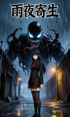 短剧《雨夜寄生》海报