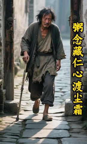 短剧《粥念藏仁心渡尘霜》海报