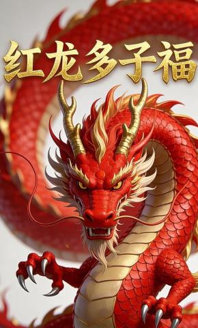 短剧《红龙多子福》海报