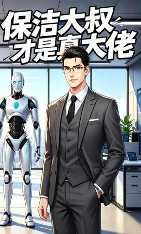 短剧《保洁大叔才是真大佬》海报