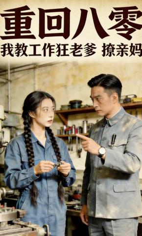 短剧《重回八零：我教工作狂老爹撩亲妈》海报