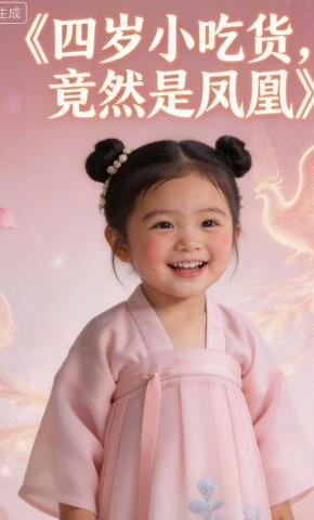 短剧《四岁小吃货，竟然是凤凰》海报