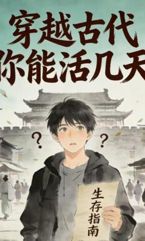 短剧《穿越古代你能活几天》海报