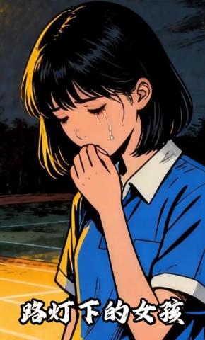 短剧《路灯下的女孩》海报