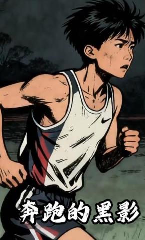 短剧《奔跑的黑影》海报